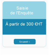 Saisie de l'Enquête